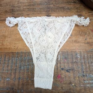 Anthropologie White Lace Panties